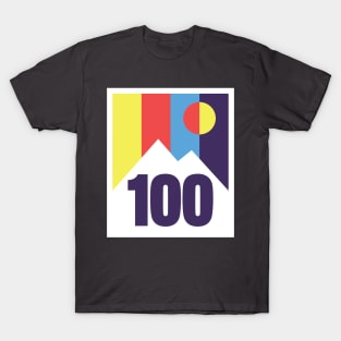 100 Miles Mountain Sunset T-Shirt